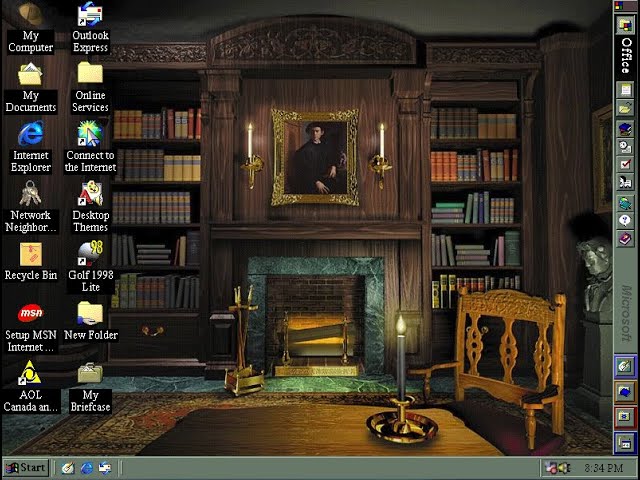 Microsoft Plus! 95 Mystery Desktop theme