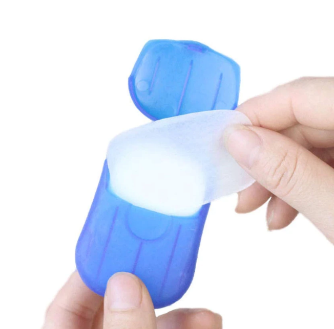 Portable soap flakes